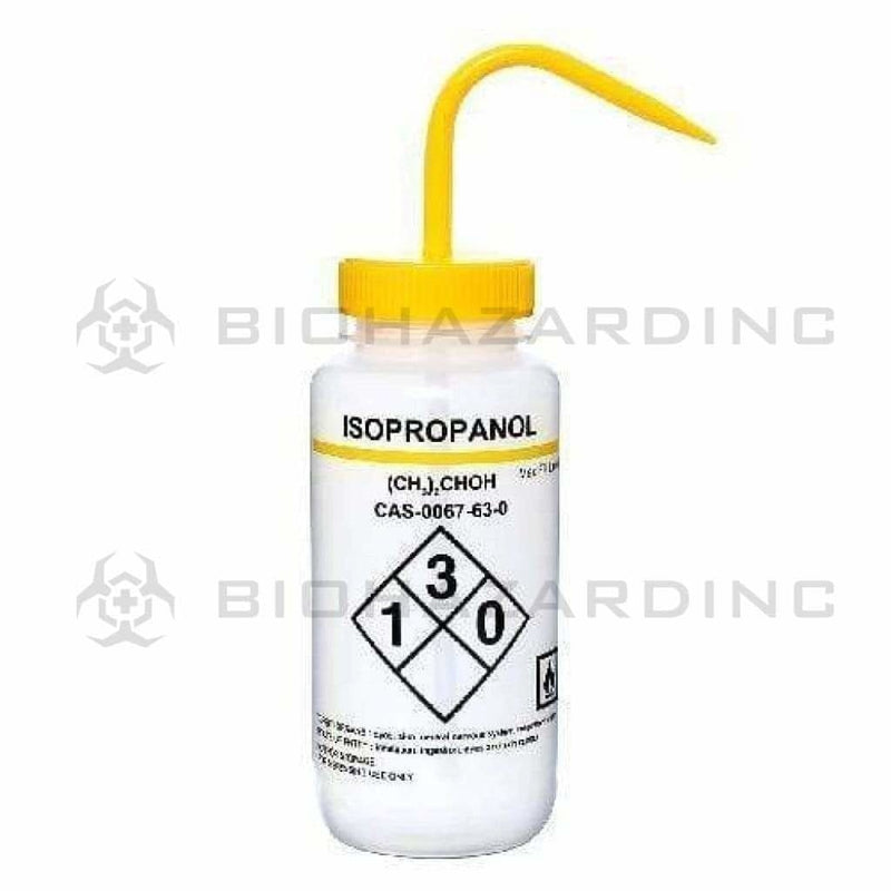 LDPE Bottles Wash Bottles LDPE Premium Labeled Wash Bottles - Isopropanol 500 ml