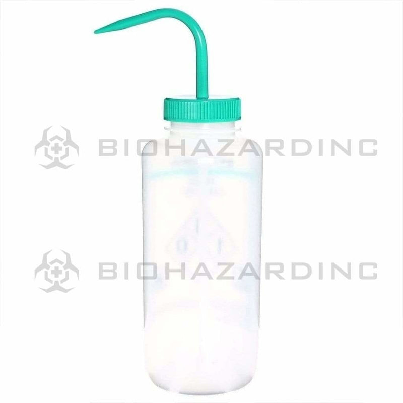 Biohazard Inc Wash Bottles LDPE Premium Labeled Wash Bottles - Methanol 1000 ml