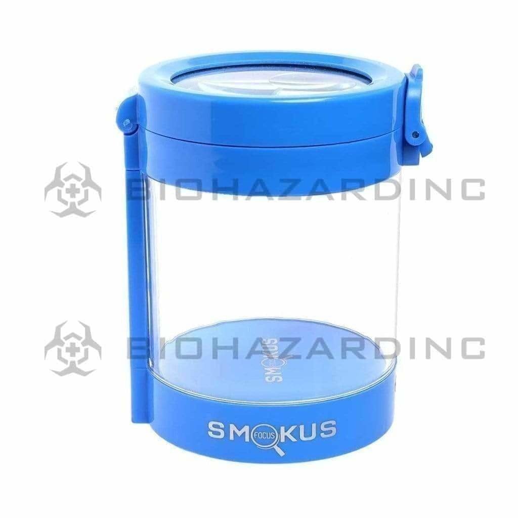 Smokus Focus Flower Storage LED Jar Smokus Focus Middleman-Blue