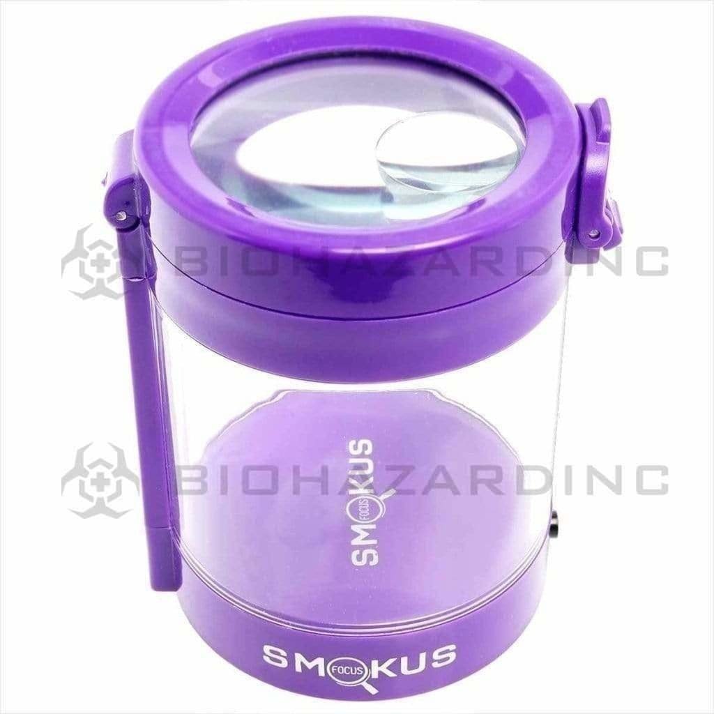 Smokus Focus Flower Storage LED Jar Smokus Focus Middleman-Purple