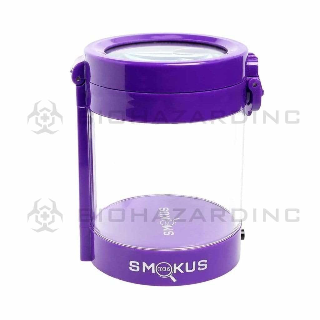 Smokus Focus Flower Storage LED Jar Smokus Focus Middleman-Purple