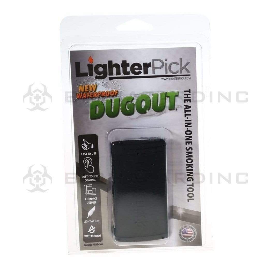 Biohazard Inc Novelty Hand Pipe LighterPick Dugout - Black