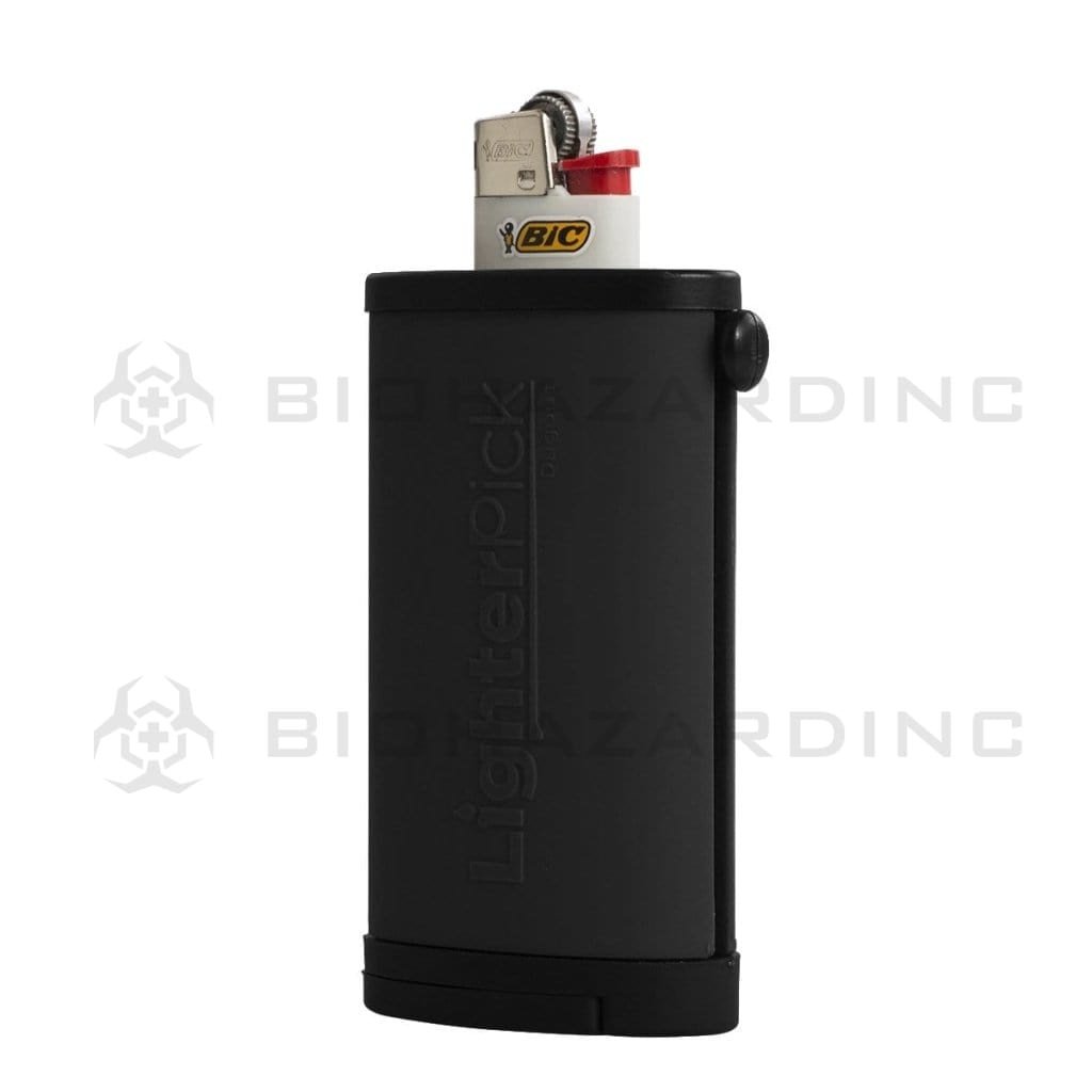 Biohazard Inc Novelty Hand Pipe LighterPick Dugout - Black
