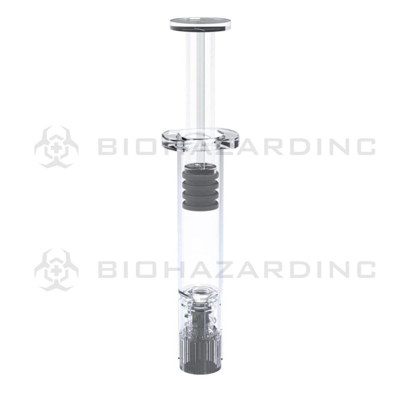 Biohazard Inc Syringe Luer Lock Glass Dab Applicator Syringes 1ml - No Measurement - 100 Count