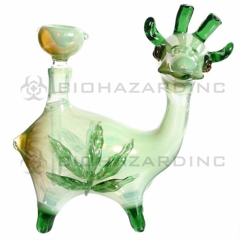 Biohazard Inc Novelty Bong Marijuana Green Goat Water Pipe