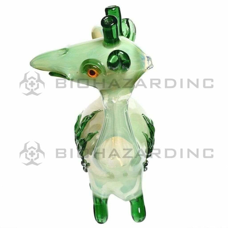 Biohazard Inc Novelty Bong Marijuana Green Goat Water Pipe