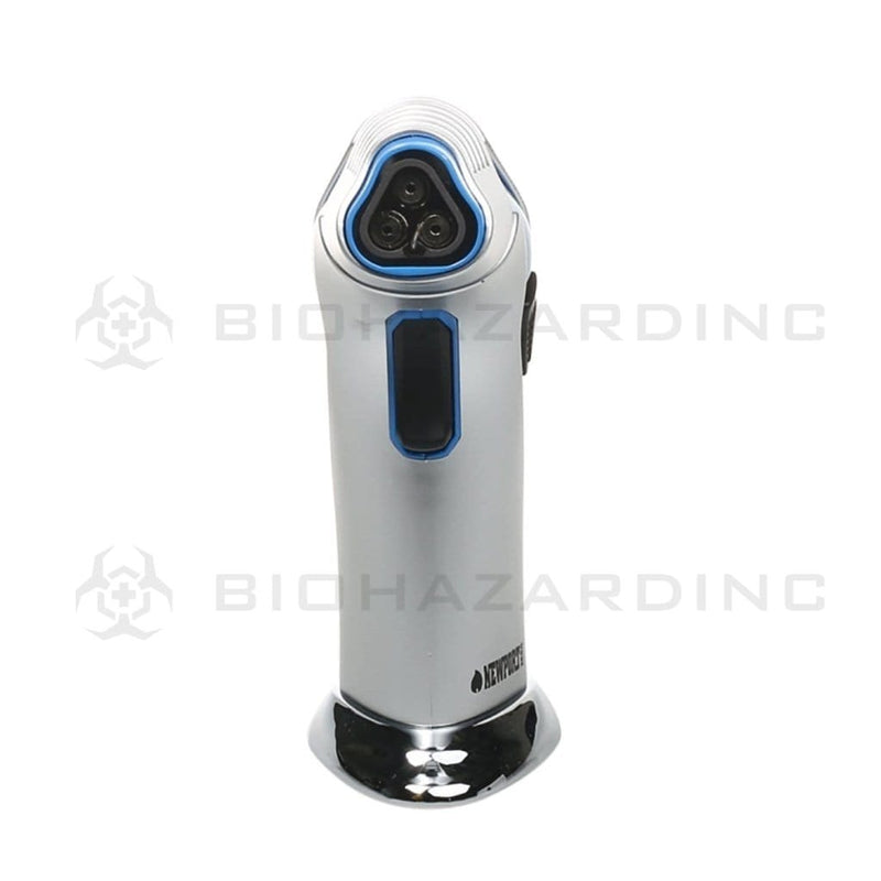 Newport Torch Newport Tri Flame 6" Torch - Silver & Blue