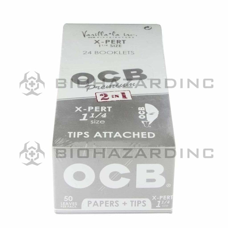 OCB Rolling Papers + Tips OCB 1 1/4" Premium X-Pert Rolling Papers w/ Tips - 24 Count