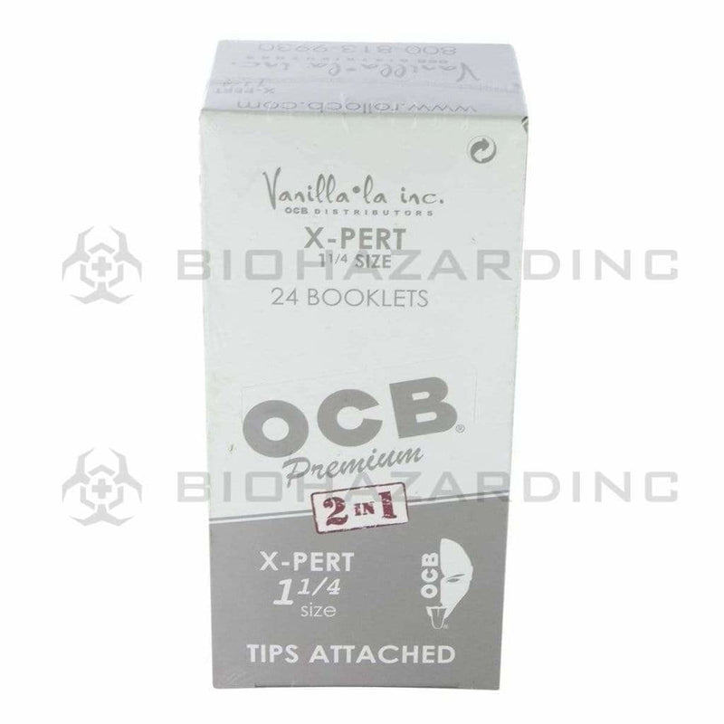 OCB Rolling Papers + Tips OCB 1 1/4" Premium X-Pert Rolling Papers w/ Tips - 24 Count