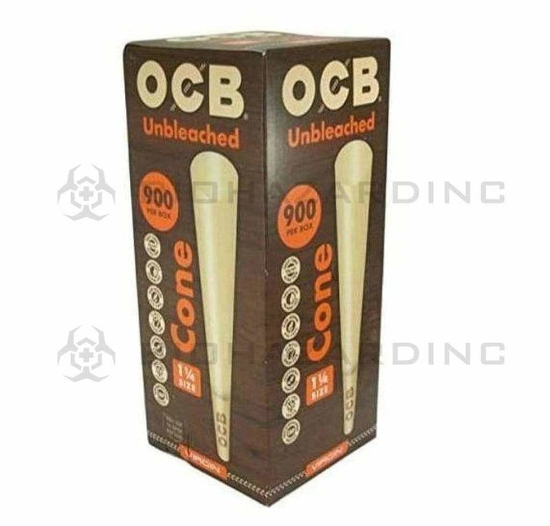 OCB Cones OCB Virgin Pre-Rolled Cones 84mm - Unbleached Paper - 900 Count