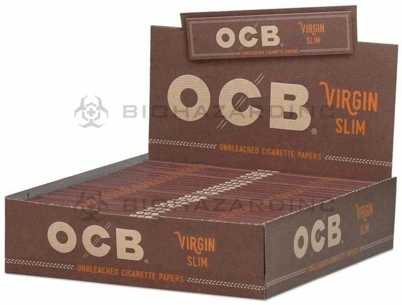 OCB Rolling Papers OCB Virgin Unbleached King Slim Rolling Papers - 24 Count