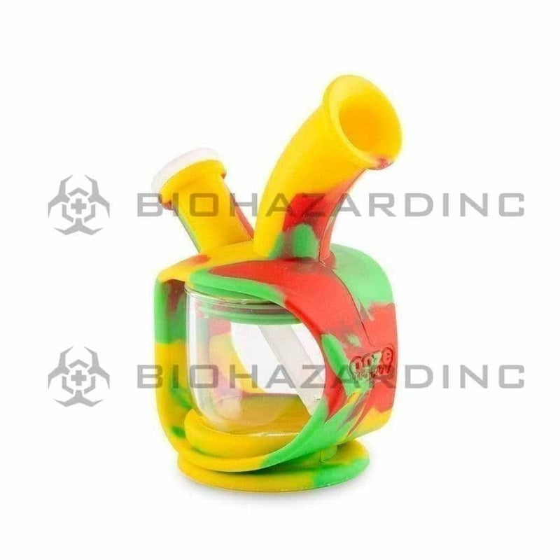 Ooze Silicone Bong Ooze Kettle Silicone Bubbler Bong / Dab Rig - Rasta