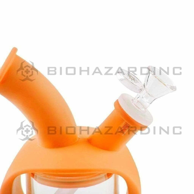 Ooze Silicone Bong Ooze Kettle Silicone Bubbler - Orange