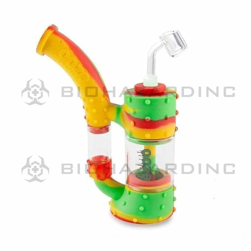 Ooze Silicone Bong Ooze Stack Silicone Bubbler Bong / Dab Rig - Rasta