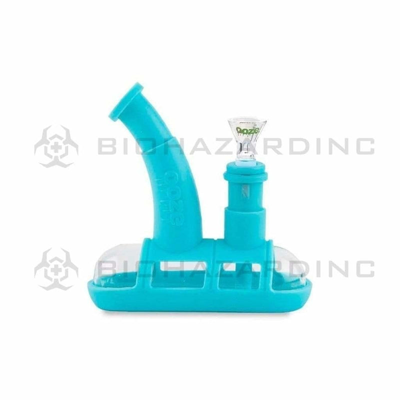 Biohazard Inc Silicone Bong OOZE Steamboat Silicone Bubbler - Teal