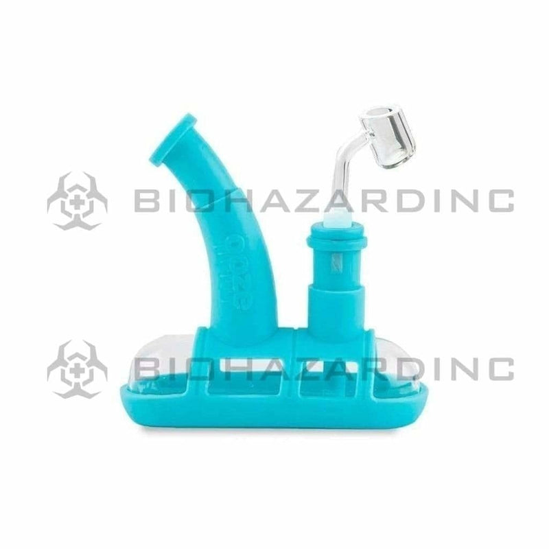 Biohazard Inc Silicone Bong OOZE Steamboat Silicone Bubbler - Teal