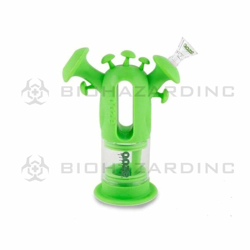 Ooze Silicone Bong Ooze Trip Silicone Bubbler Bong / Dab Rig - Green