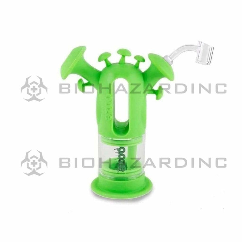 Ooze Silicone Bong Ooze Trip Silicone Bubbler Bong / Dab Rig - Green