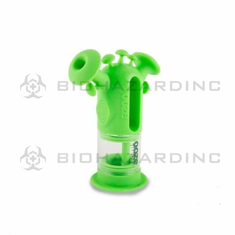 Ooze Silicone Bong Ooze Trip Silicone Bubbler Bong / Dab Rig - Green