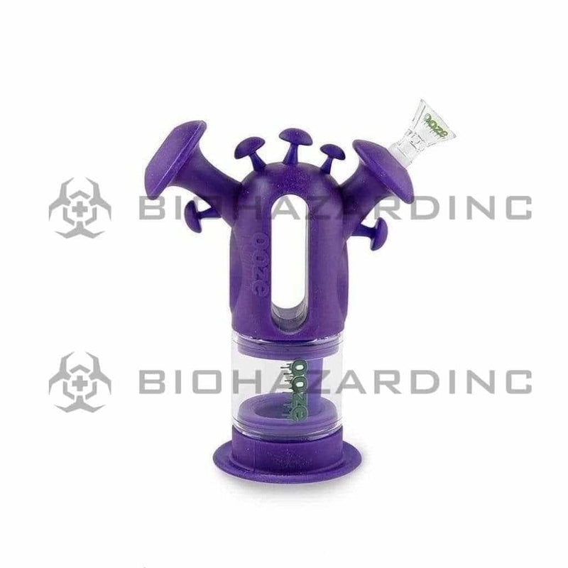 Ooze Silicone Bong OOZE Trip Silicone Bubbler Bong / Dab Rig - Purple