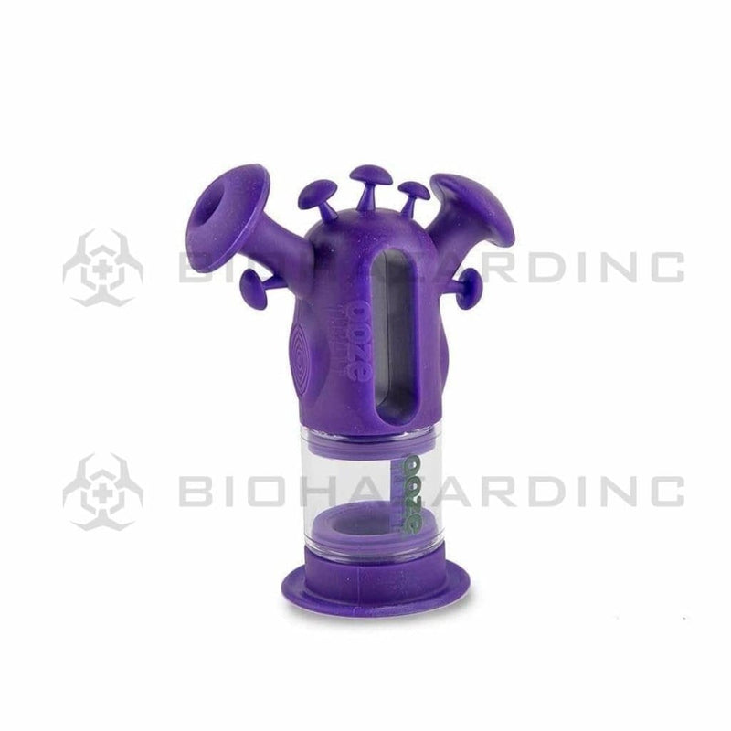 Ooze Silicone Bong OOZE Trip Silicone Bubbler Bong / Dab Rig - Purple