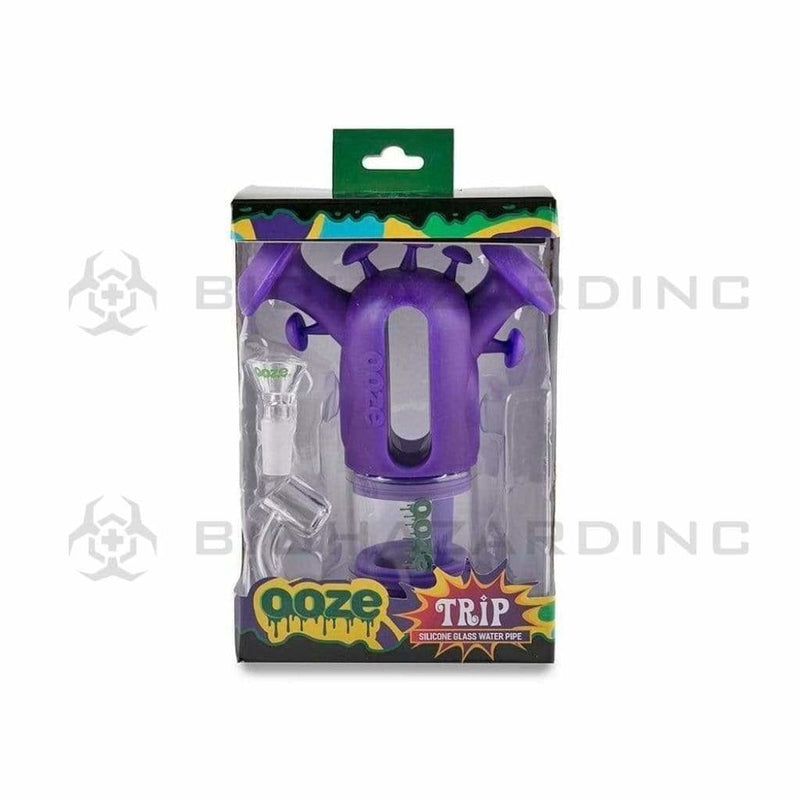 Ooze Silicone Bong OOZE Trip Silicone Bubbler Bong / Dab Rig - Purple