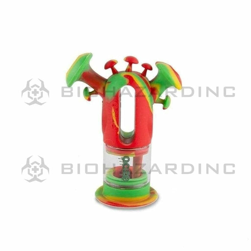 Ooze Silicone Bong Ooze Trip Silicone Bubbler Bong / Dab Rig - Rasta