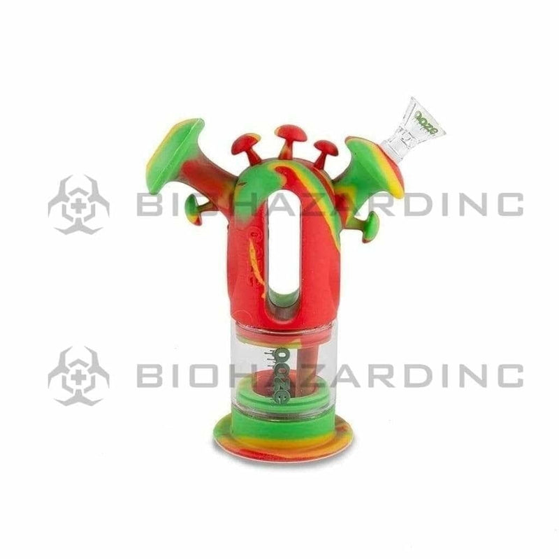 Ooze Silicone Bong Ooze Trip Silicone Bubbler Bong / Dab Rig - Rasta