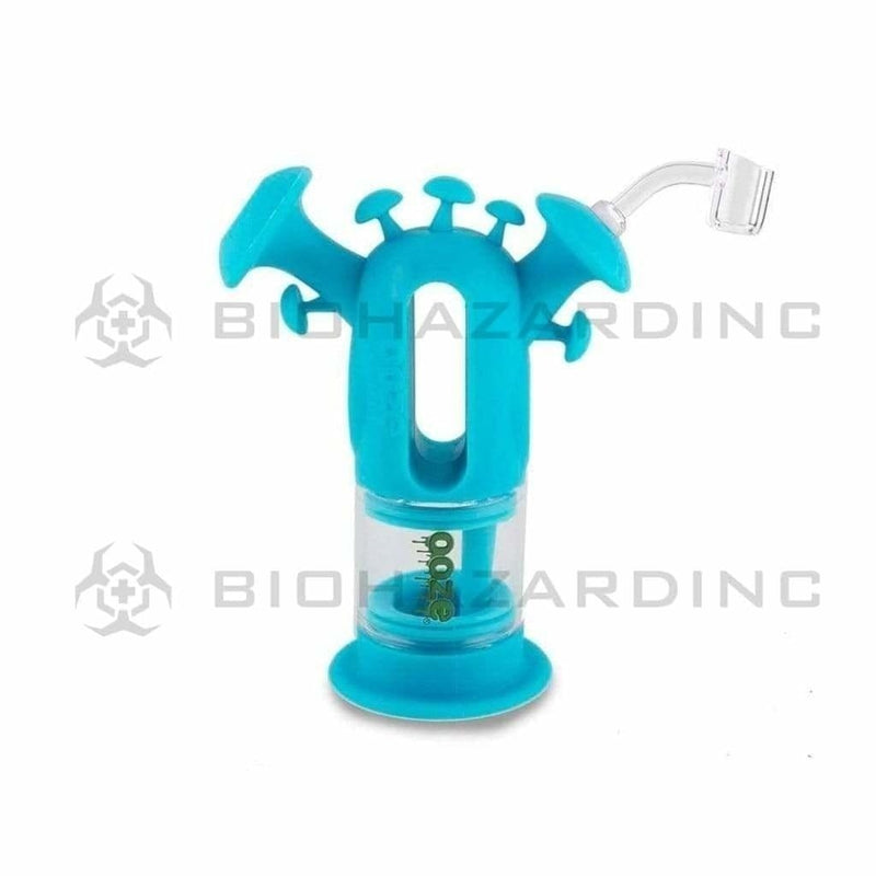 Ooze Silicone Bong OOZE Trip Silicone Bubbler Bong / Dab Rig - Teal