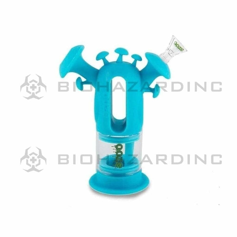 Ooze Silicone Bong OOZE Trip Silicone Bubbler Bong / Dab Rig - Teal