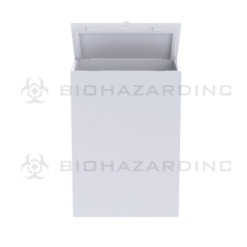 Biohazard Inc Concentrate Container Opaque White Flex Top Shatter Concentrate Containers - 1000 Count