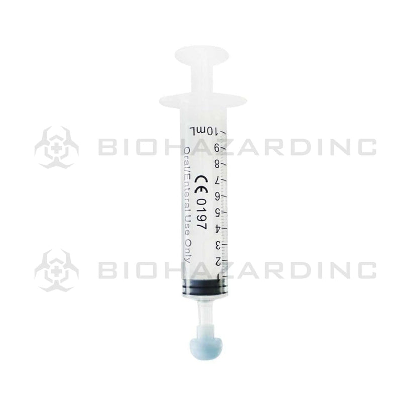 Biohazard Inc Syringe Oral Concentrate Syringes 10ml - 1ml Increments - 100 Count