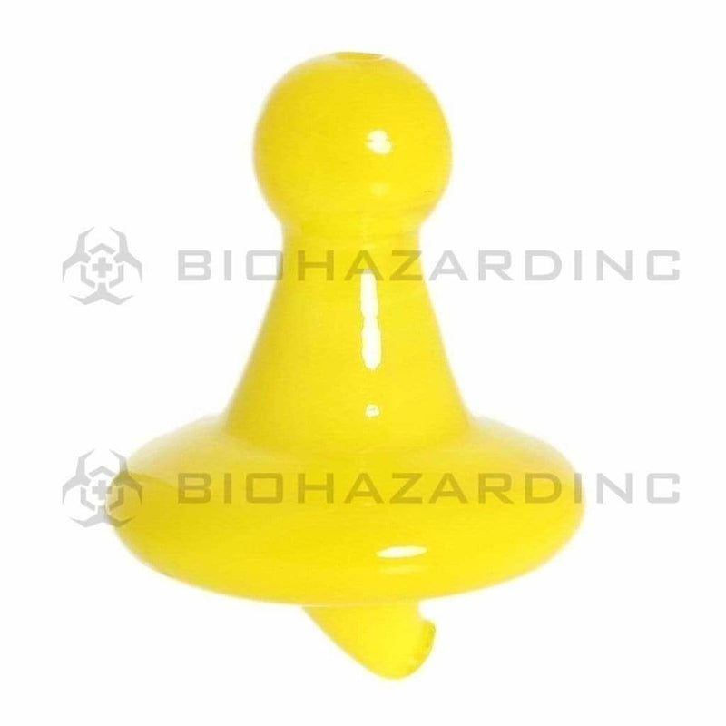 Biohazard Inc Carb Cap Pawn Carb Cap - Yellow