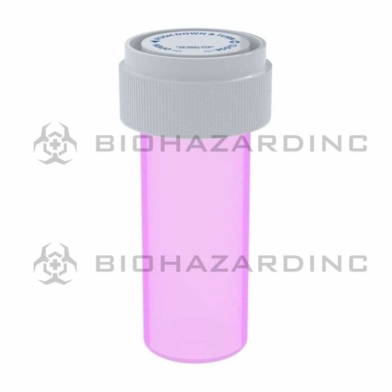 Biohazard Inc Reversible Cap Vial Pink Reversible Cap Vial 08 Dram - 410 Count