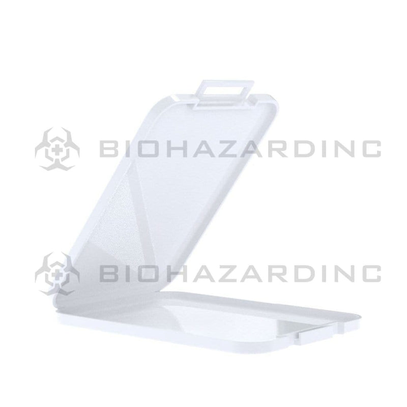 Biohazard Inc Concentrate Container Plastic White Shatter Concentrate Container 4.5mm- 200 Count