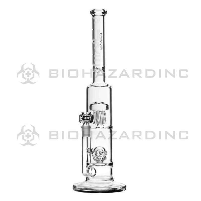 Pure Glass Glass Bong PURE Areo Bong w/ Reefer Ball & Jelly Fish Perc - Clear