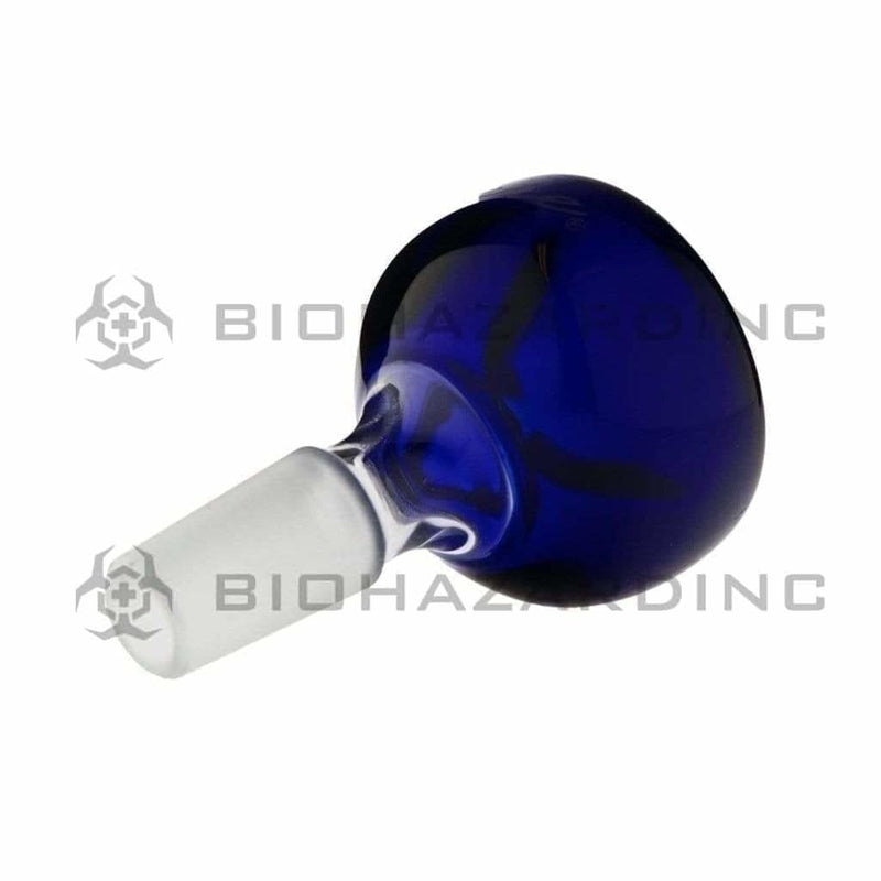 Pure Glass 14mm Bowl Pure Classic Marble 14mm Bowl - Blue