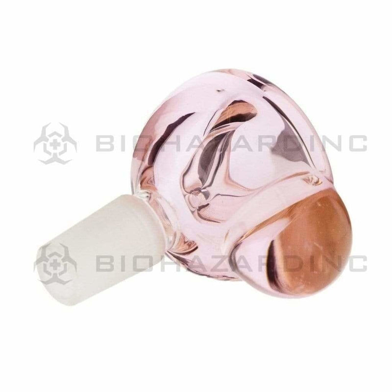 Pure Glass 14mm Bowl Pure Classic Marble 14mm Bowl - Pink