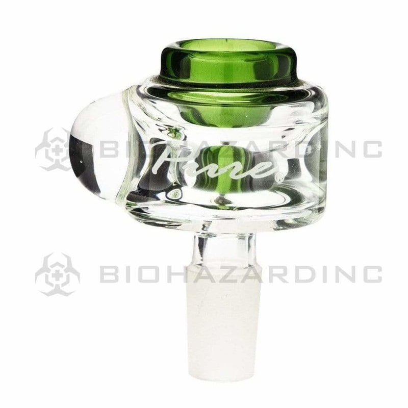 Pure Glass 14mm Bowl Pure Cylinder Marble 14mm Bowl - Green