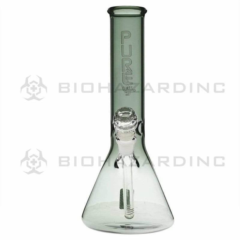 Pure Glass Glass Bong Pure Glass 12" 50mmx5mm Black Beaker