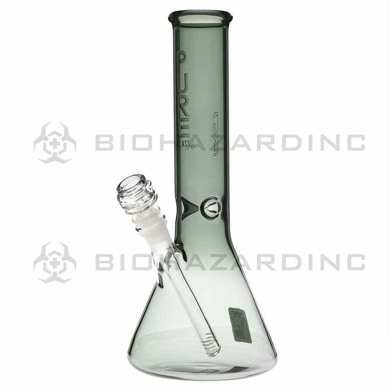 Pure Glass Glass Bong Pure Glass 12" 50mmx5mm Black Beaker