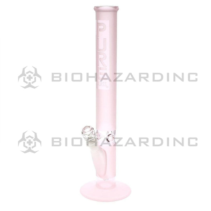 Pure Glass Glass Bong Pure Glass 18" 50mmx5mm Pink Frost Straight