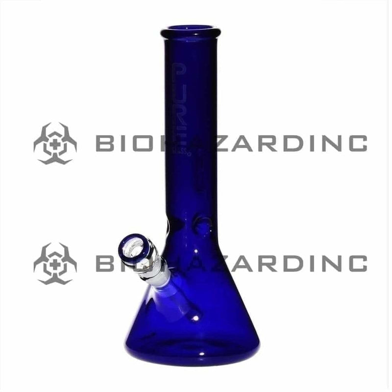 Pure Glass Glass Bong 12" PURE Classic Beaker Bong - Blue