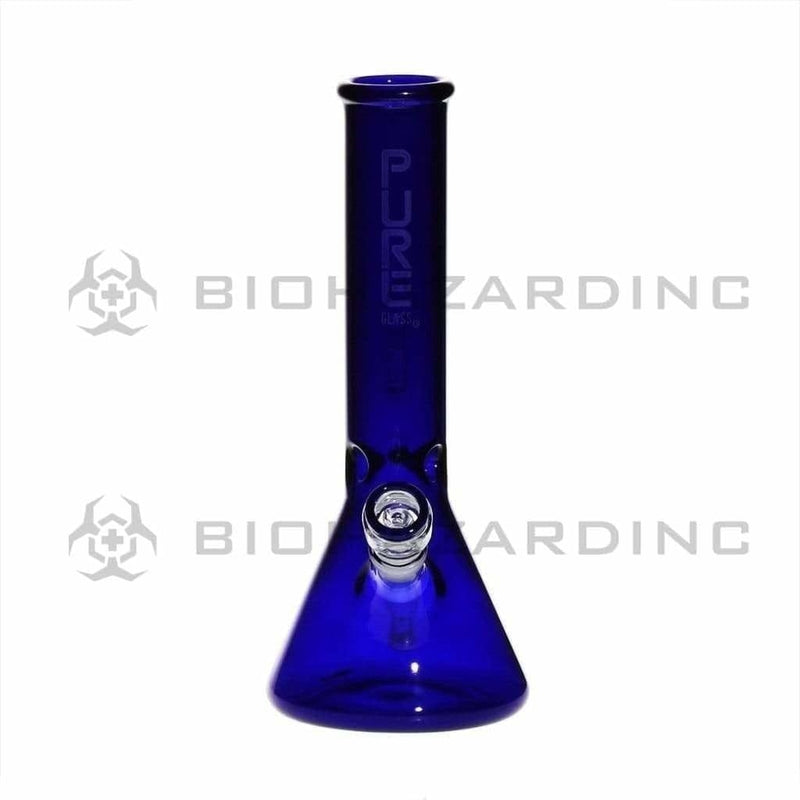 Pure Glass Glass Bong 12" PURE Classic Beaker Bong - Blue