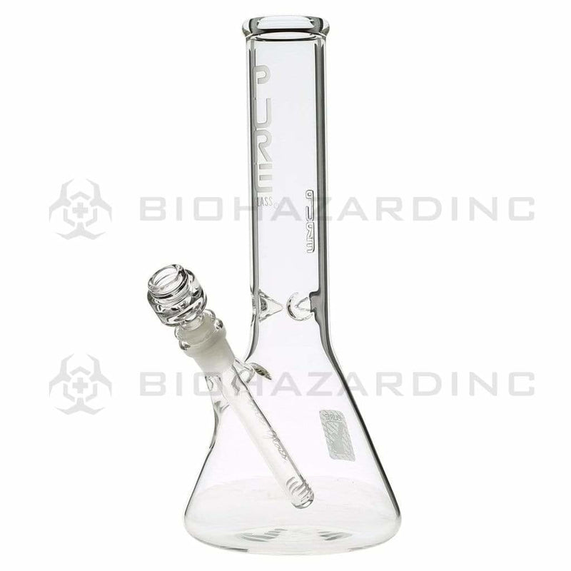 Pure Glass Glass Bong 12" PURE Classic Beaker Bong - Clear