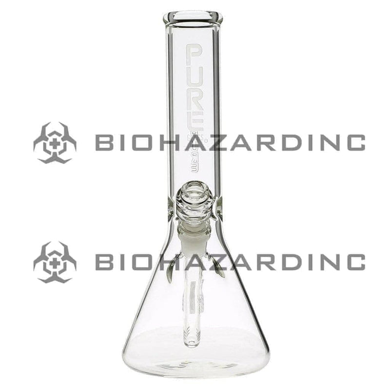 Pure Glass Glass Bong 12" PURE Classic Beaker Bong - Clear