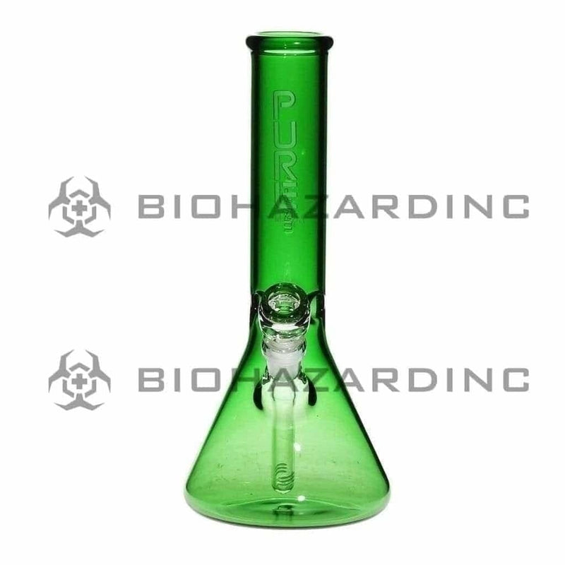 Pure Glass Glass Bong 12" PURE Classic Beaker Bong - Green