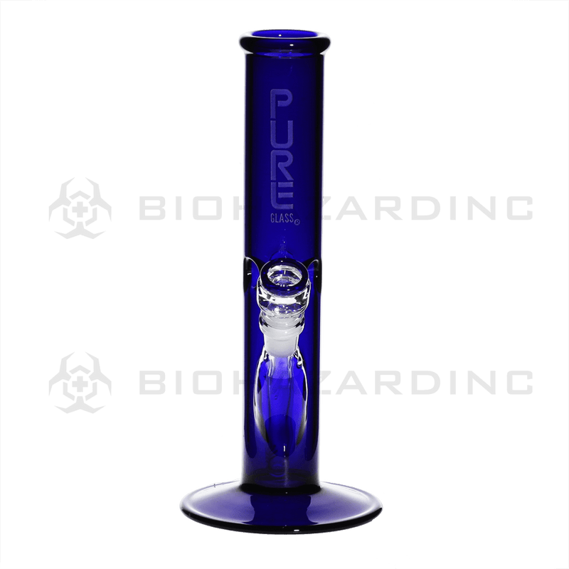 Pure Glass Glass Bong 12" PURE Classic Straight Bong - Blue