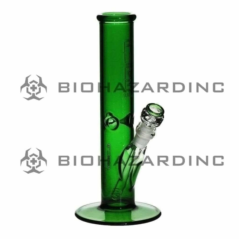 Pure Glass Glass Bong 12" PURE Classic Straight Bong - Green