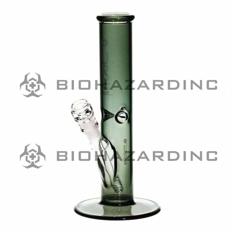 Pure Glass Glass Bong 12" PURE Classic Straight Bong - Smoke Black